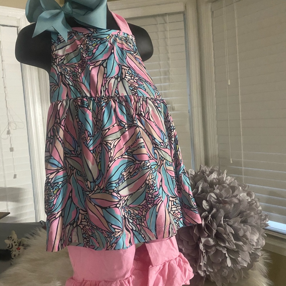 Ruffle Short Set